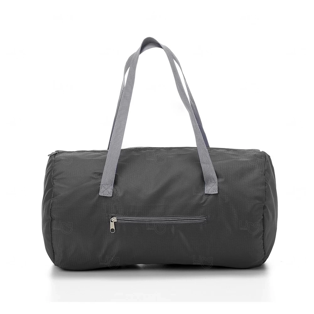 Bolsa Esportiva 23 Litros Impermeável Personalizada Cinza Escuro