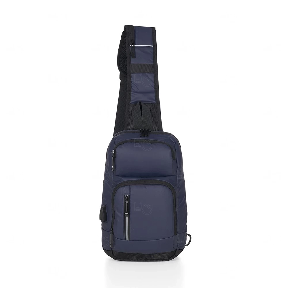 Mochila de Ombro 10L em Couro Sintético Personalizada 