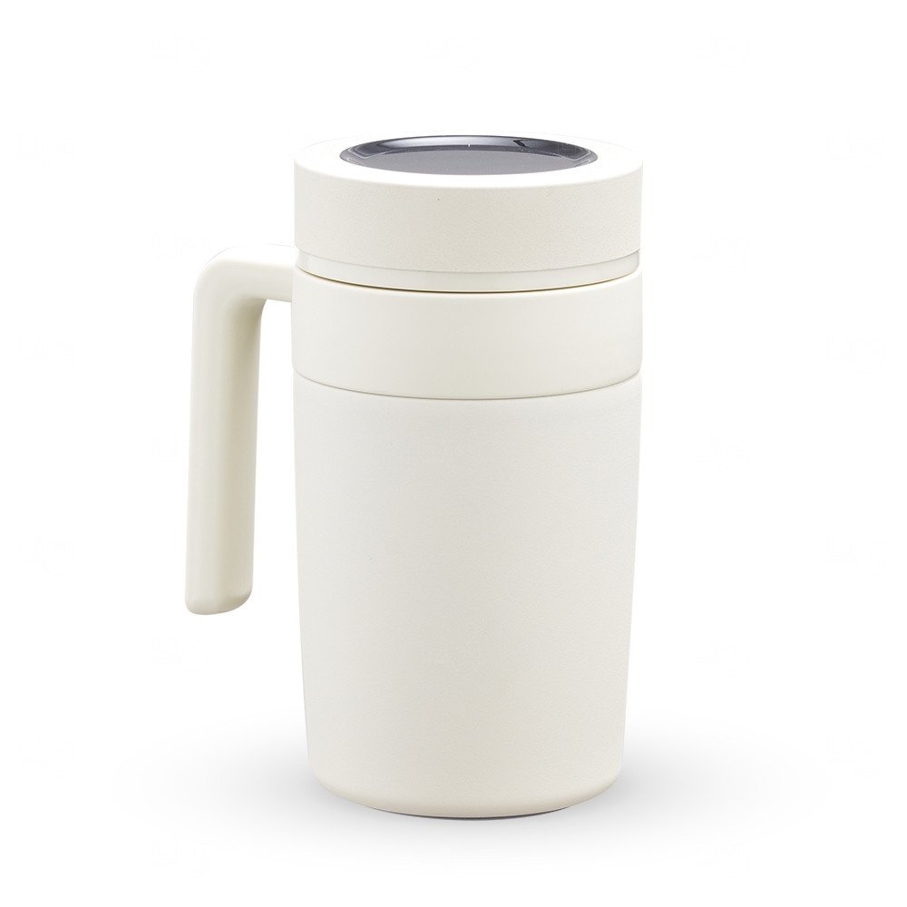 Caneca Térmica 500ml com Display LED Personalizada Branco