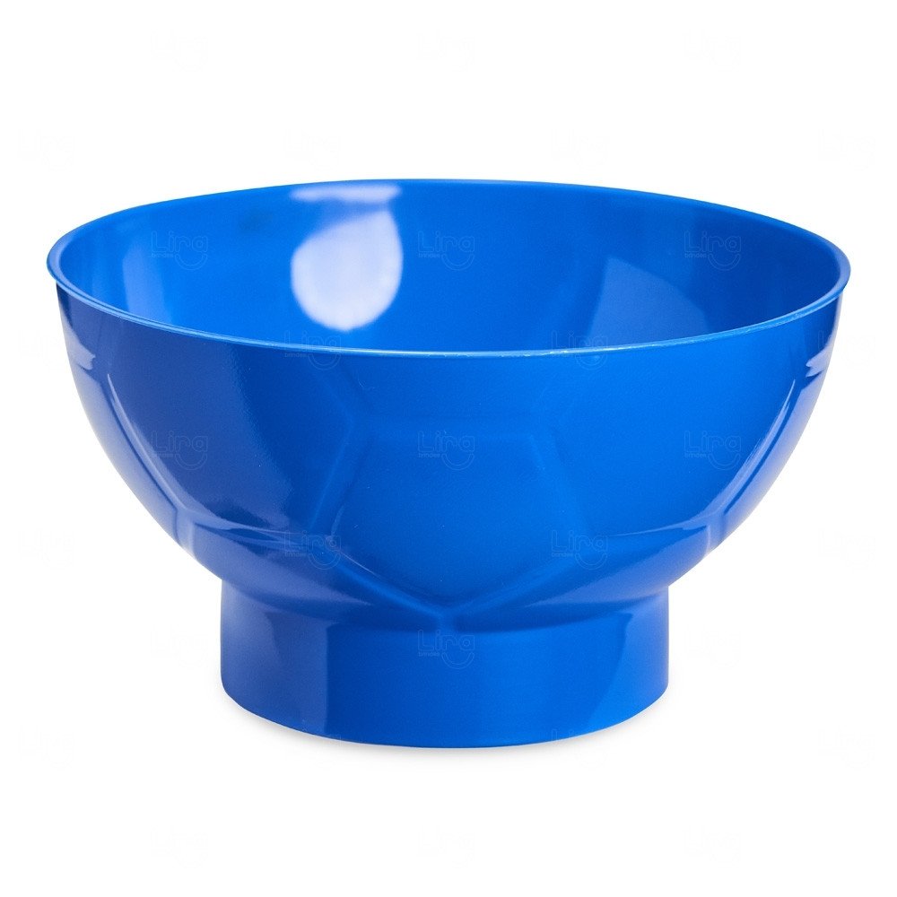 Petisqueira Plástica Futebol Personalizada Azul