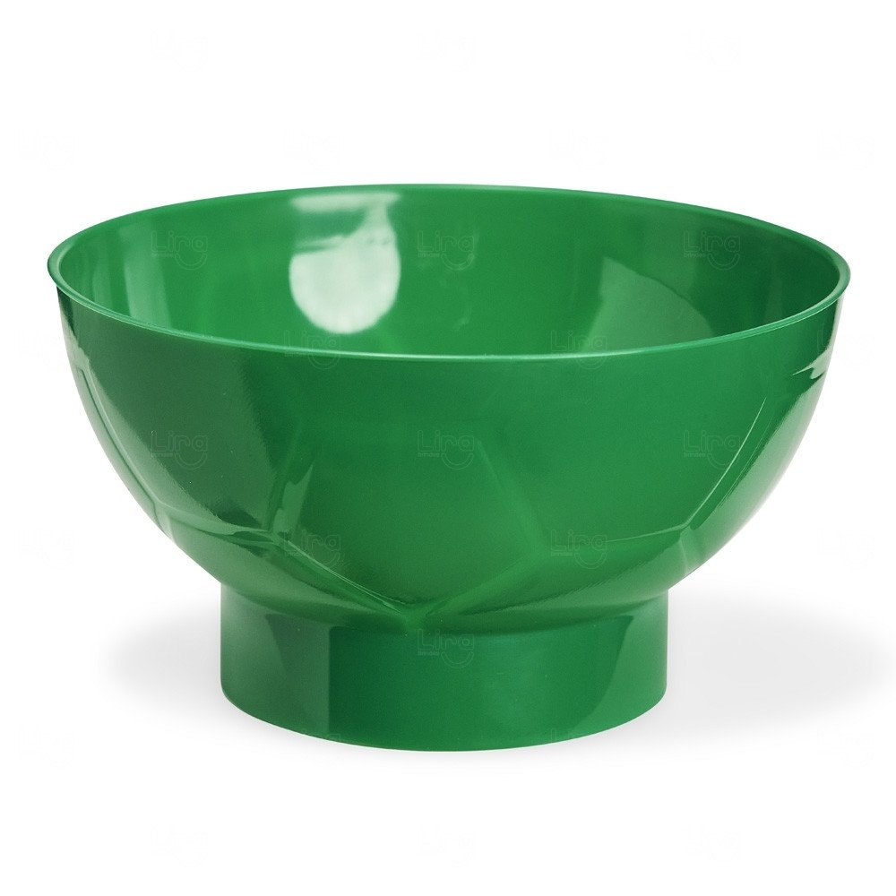 Petisqueira Plástica Futebol Personalizada Verde