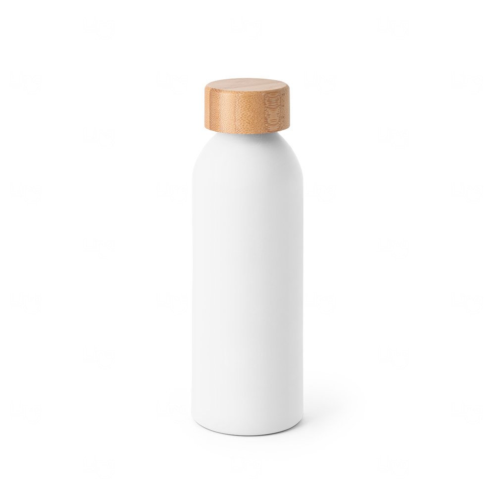 Garrafa de Alumínio 550ml Personalizada Branco