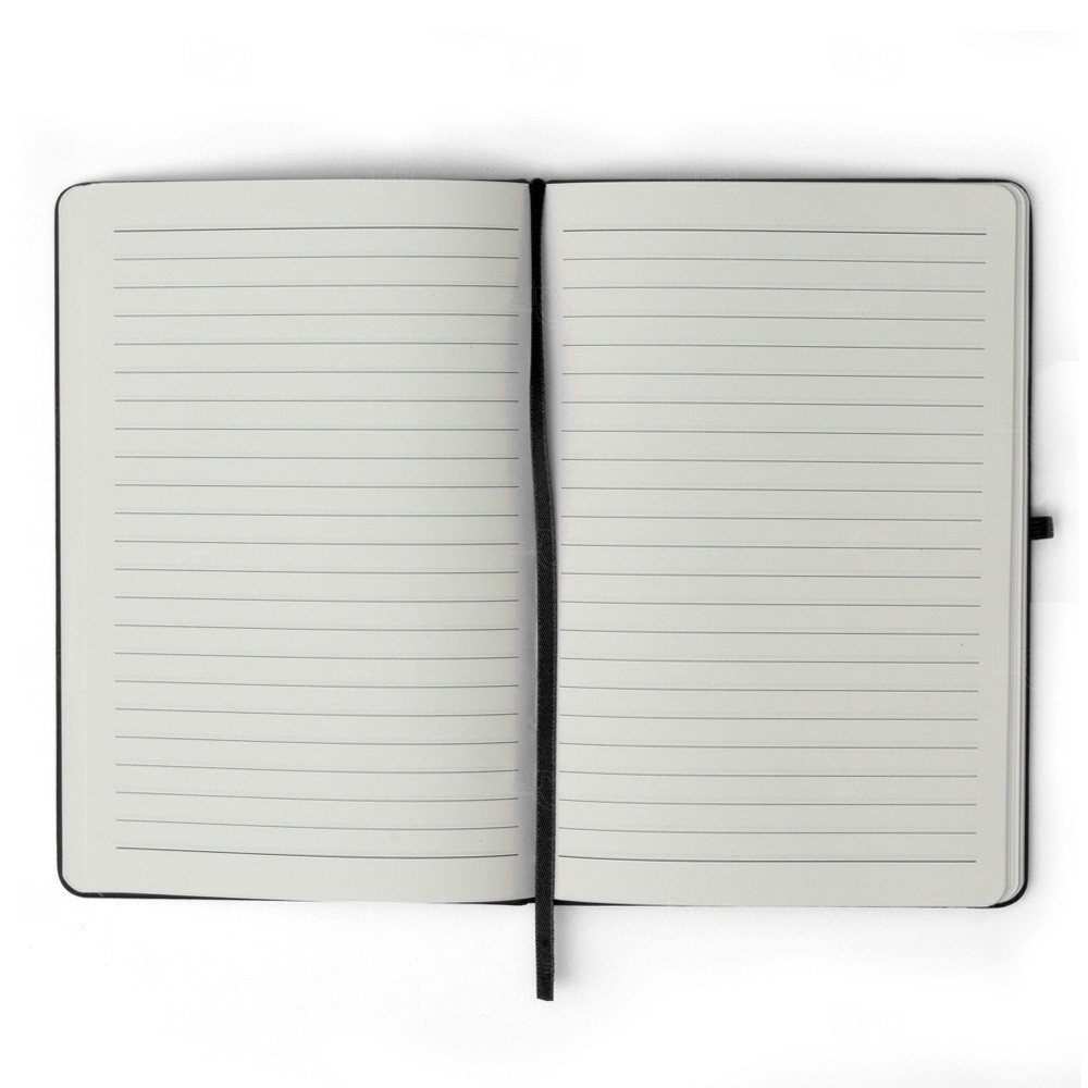 Moleskine Emborrachado c/ Porta Caneta Personalizado - 21,2x14 cm 