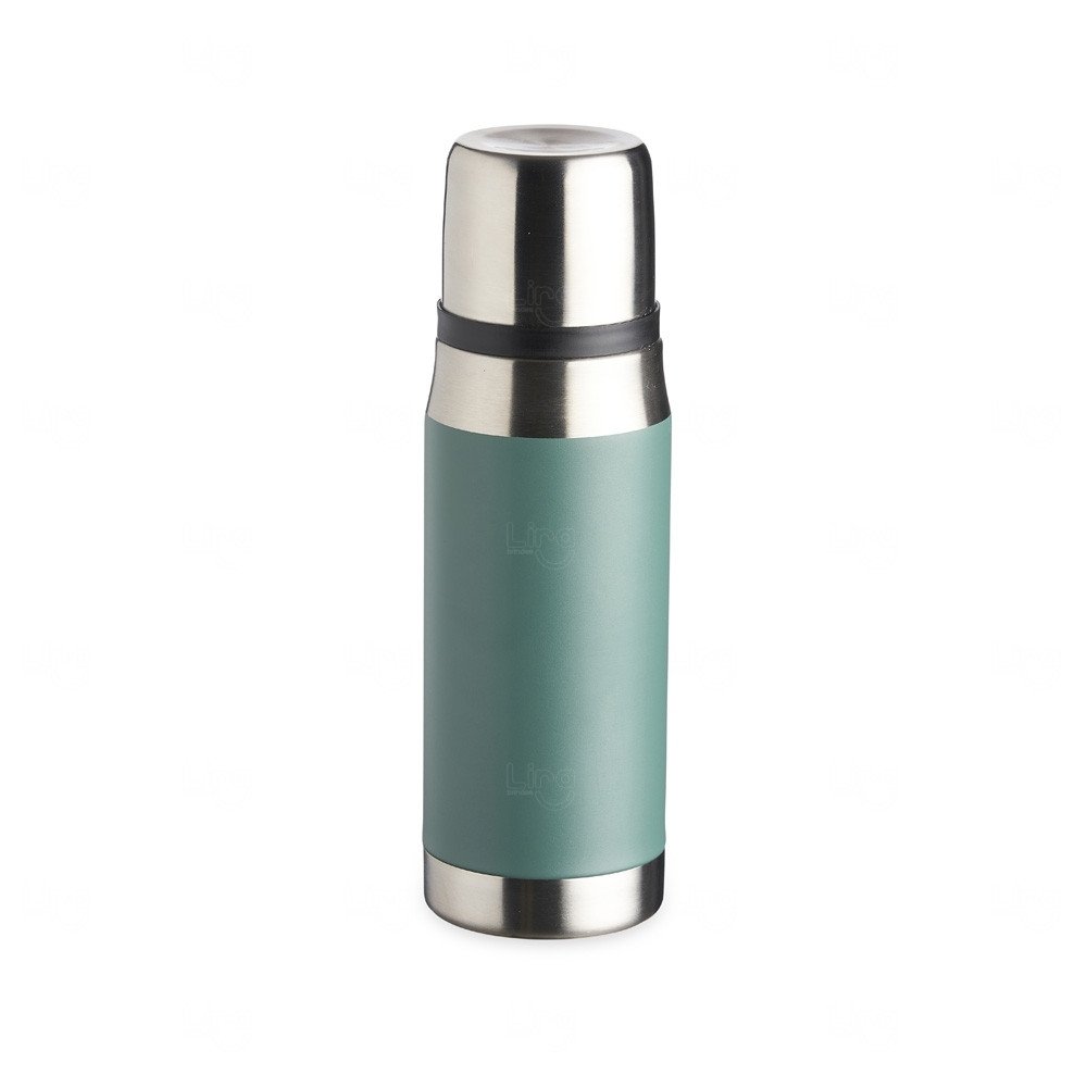 Garrafa Térmica 500ml Inox Personalizada Verde