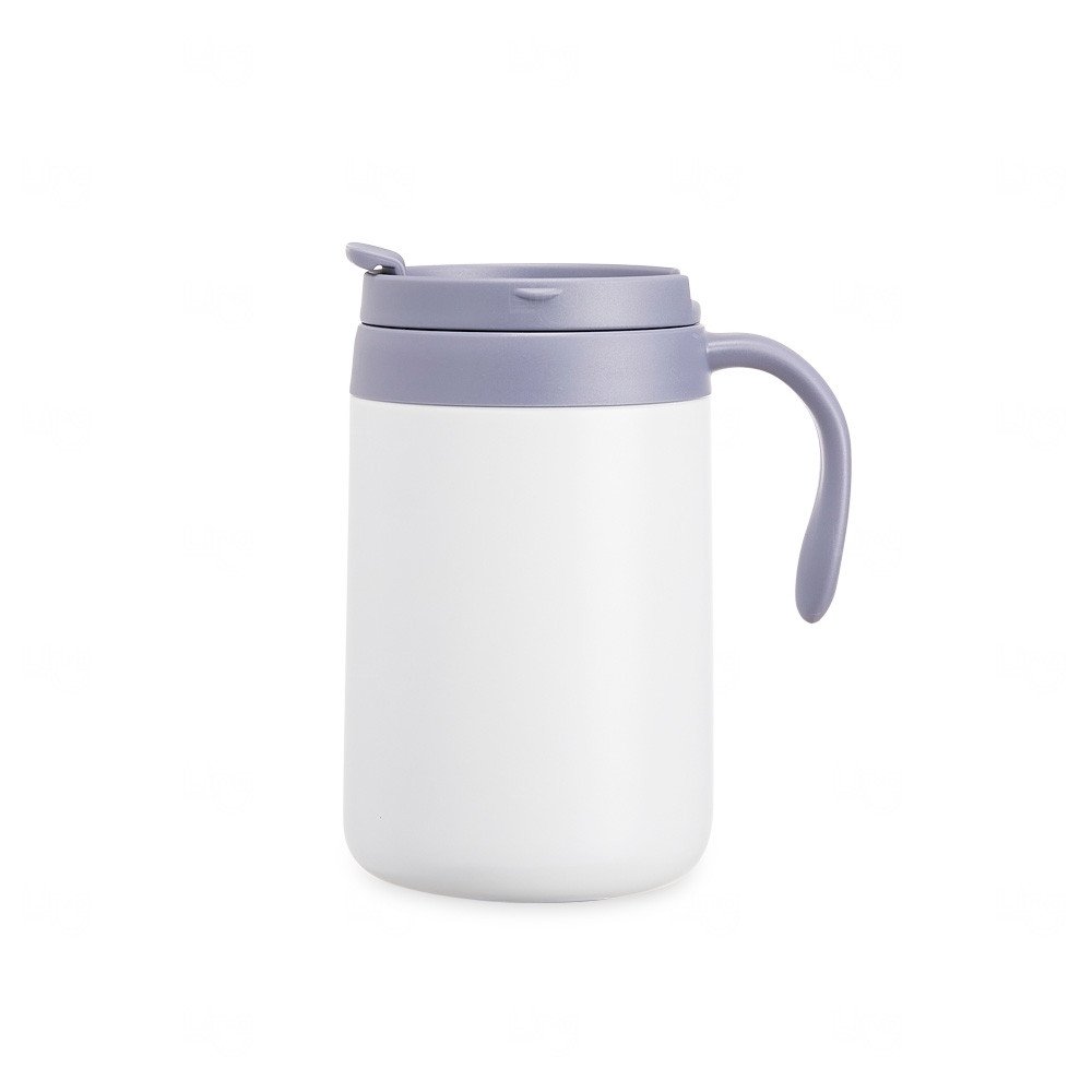 Caneca Térmica Inox 500ml Personalizada Branco