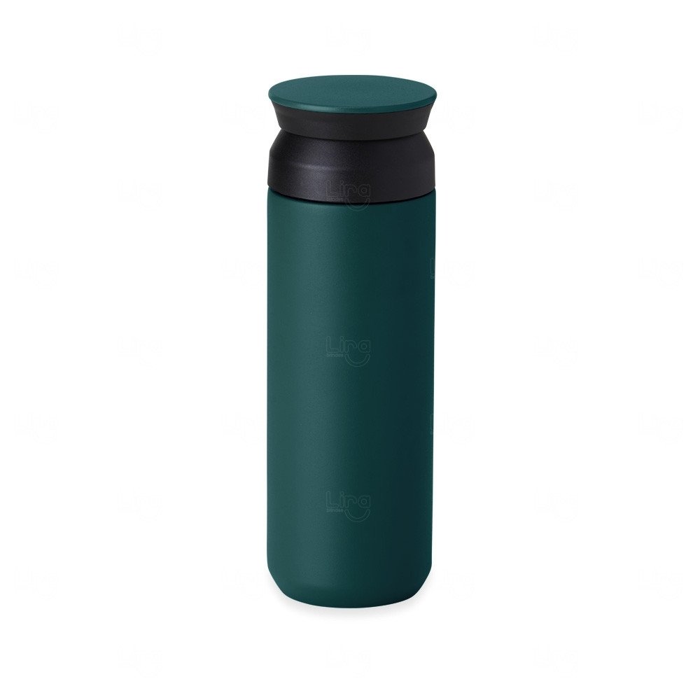 Garrafa Térmica 470ml Inox com Tampa Dupla Personalizada 