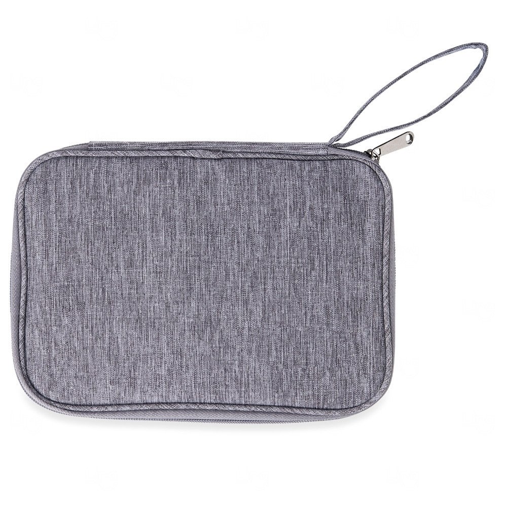 Case Organizador de Cabos Personalizado Cinza