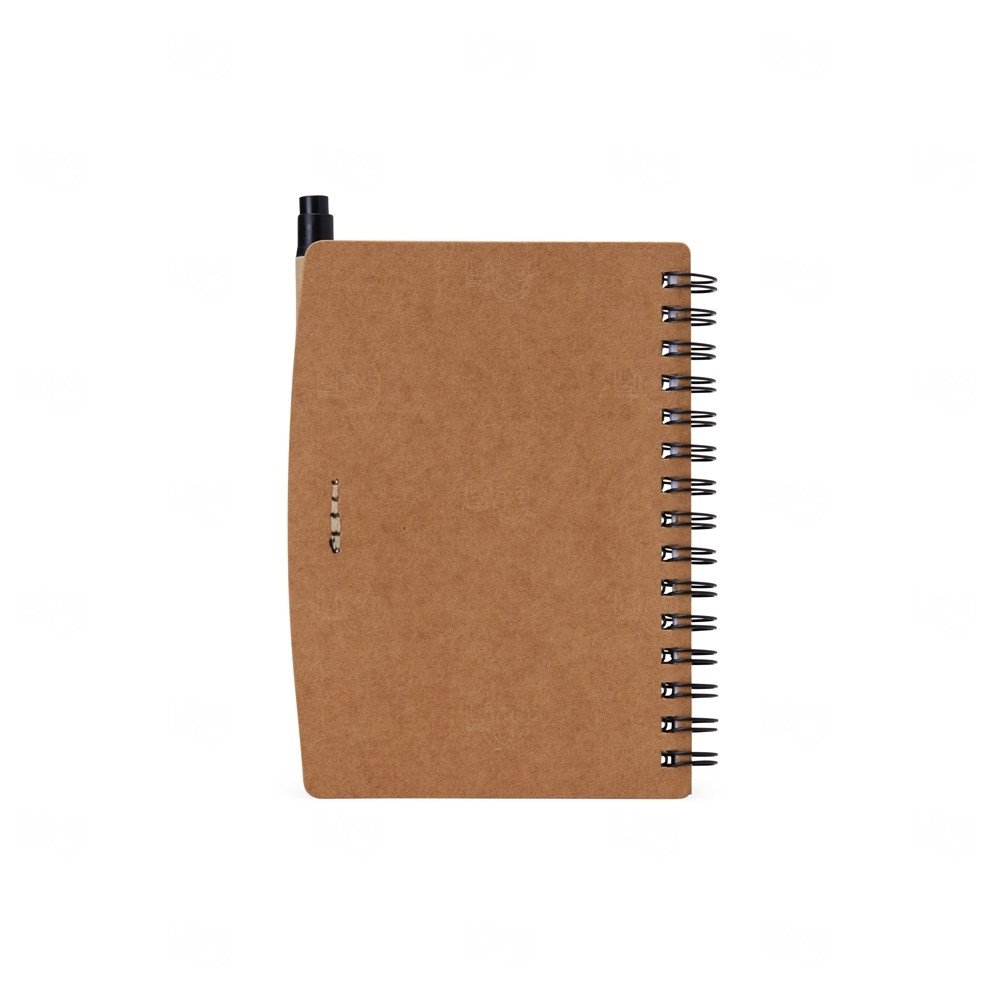 Caderneta Ecológica com Caneta Personalizada - 13,8 x 10,5 cm 
