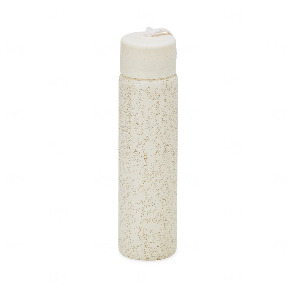 Garrafa de Vidro com Acabamento Natural Personalizada – 330ml 