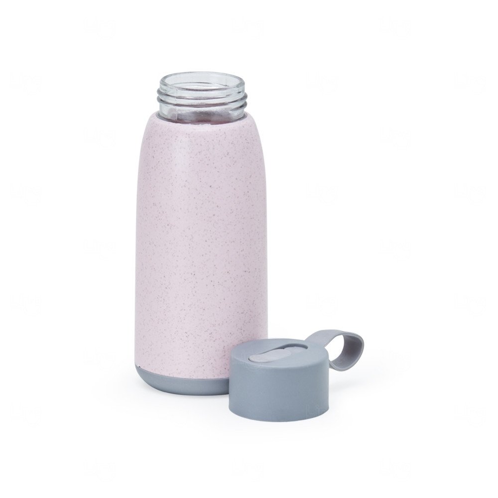 Garrafa de Vidro com Revestimento Fosco Personalizada - 350ml 