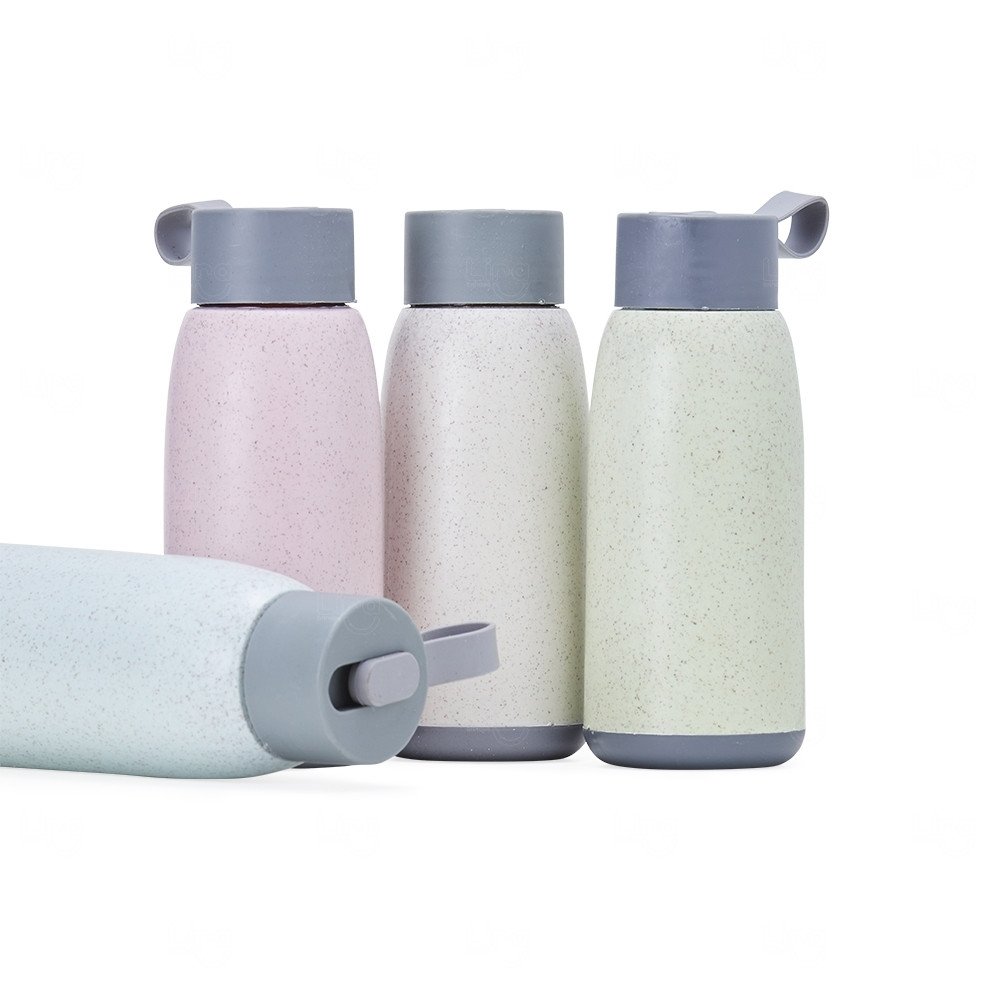 Garrafa de Vidro com Revestimento Fosco Personalizada - 350ml 
