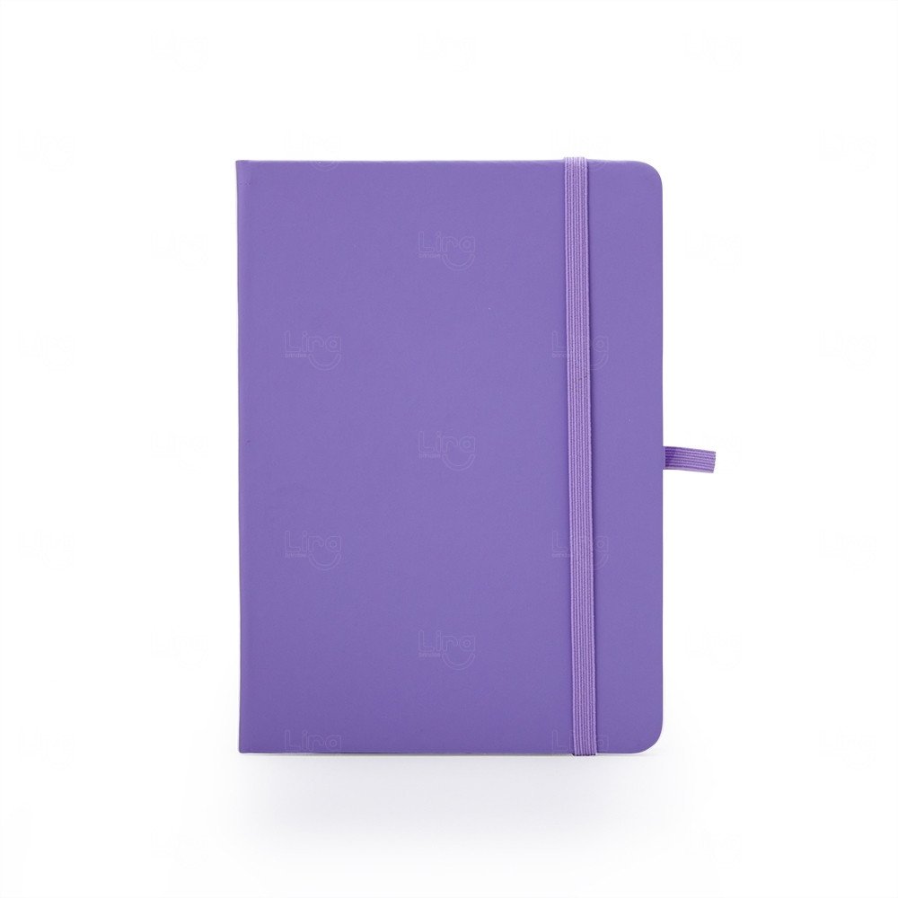 Moleskine Emborrachado Personalizado - 17,7 x 12,5 cm Roxo