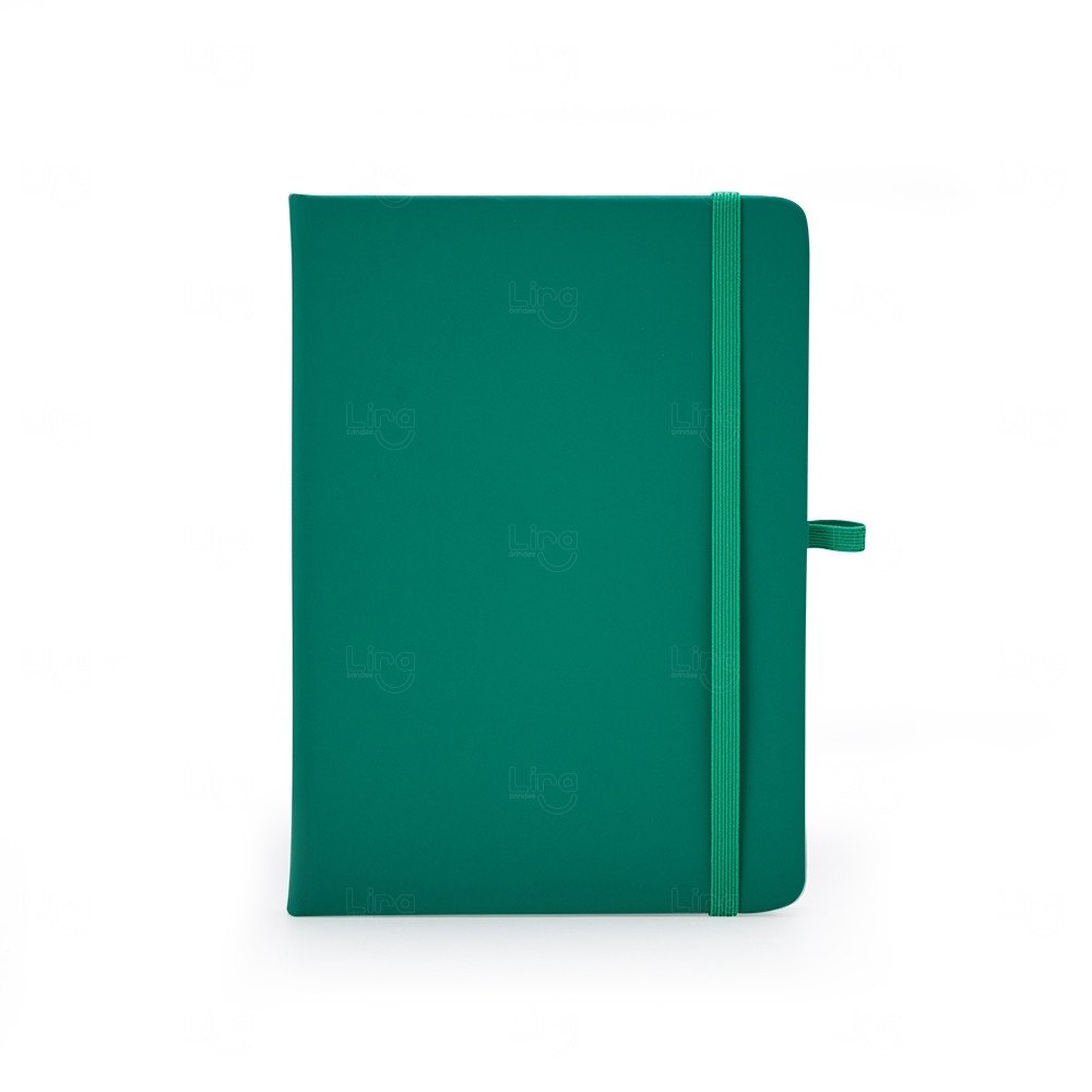 Moleskine Emborrachado Personalizado - 17,7 x 12,5 cm Verde