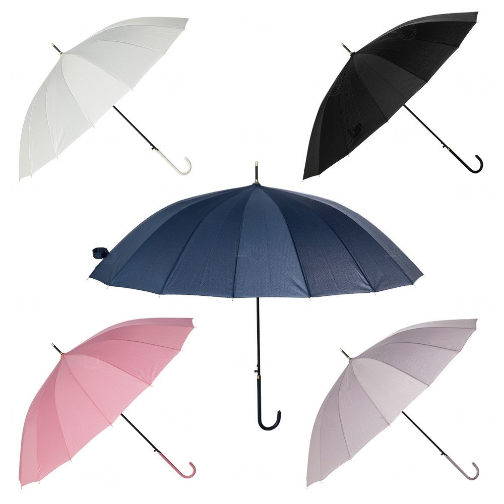 Guarda-Chuva com Pega de Couro Sintético Automático Personalizado 