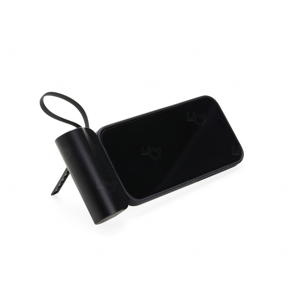 Power Bank 5000mAh Lightning e Tipo-C Personalizado 