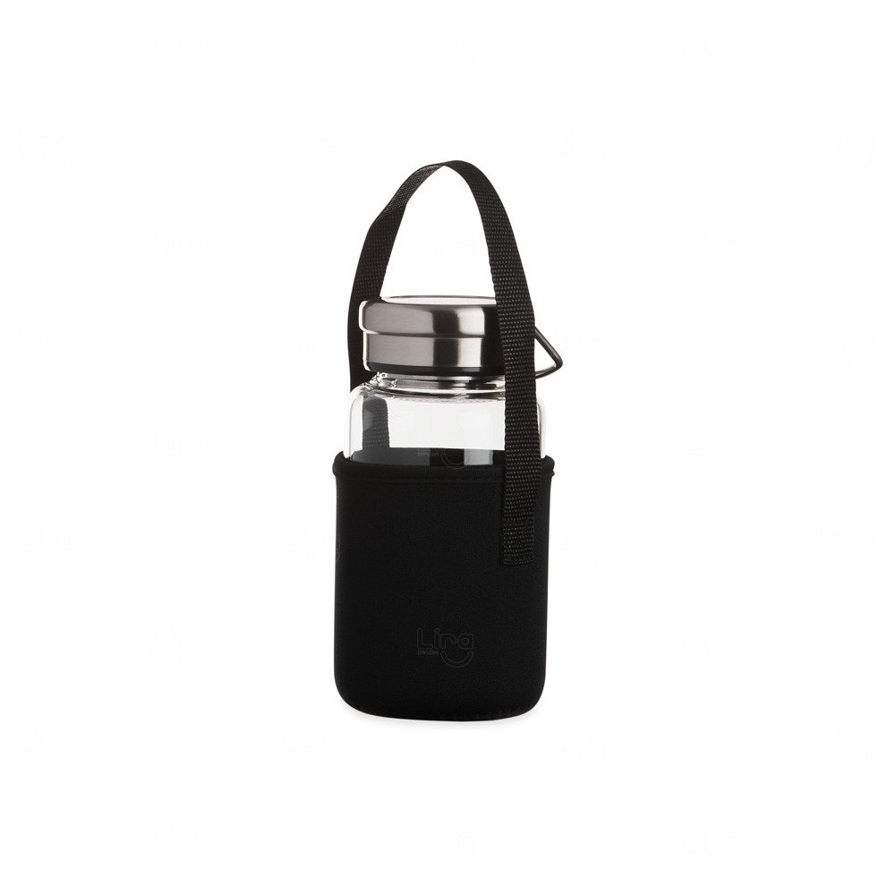 Garrafa de Vidro com Peneira Infusora  Personalizada - 600ml 