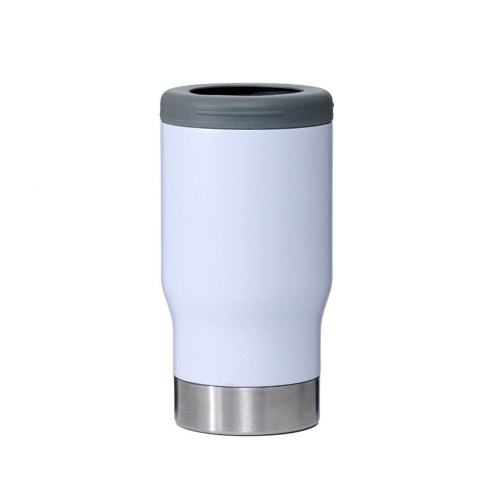 Copo Térmico Multiuso 380ml com Abridor Personalizado Branco