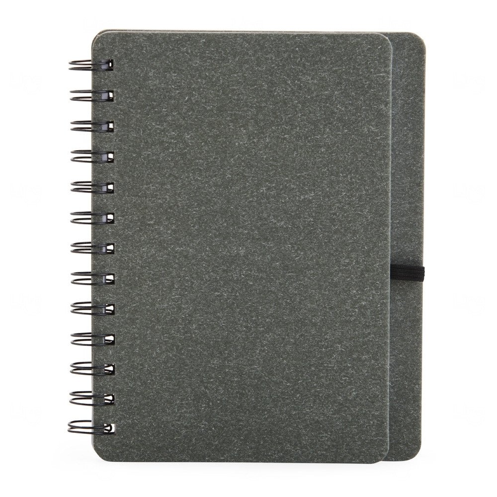 Caderneta B6 Kraft com Wire-o Personalizada - 17,5 x 13,5 cm 