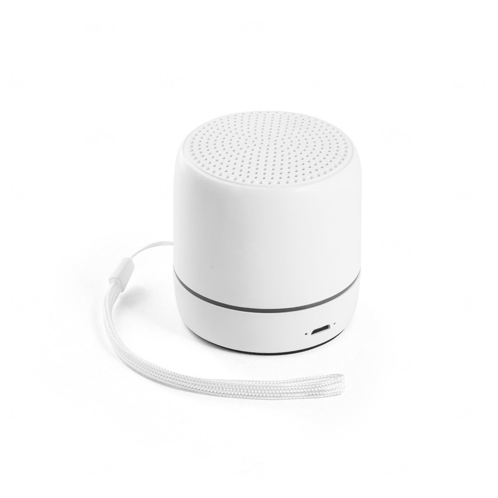 Caixa de Som Portátil Personalizada Branco