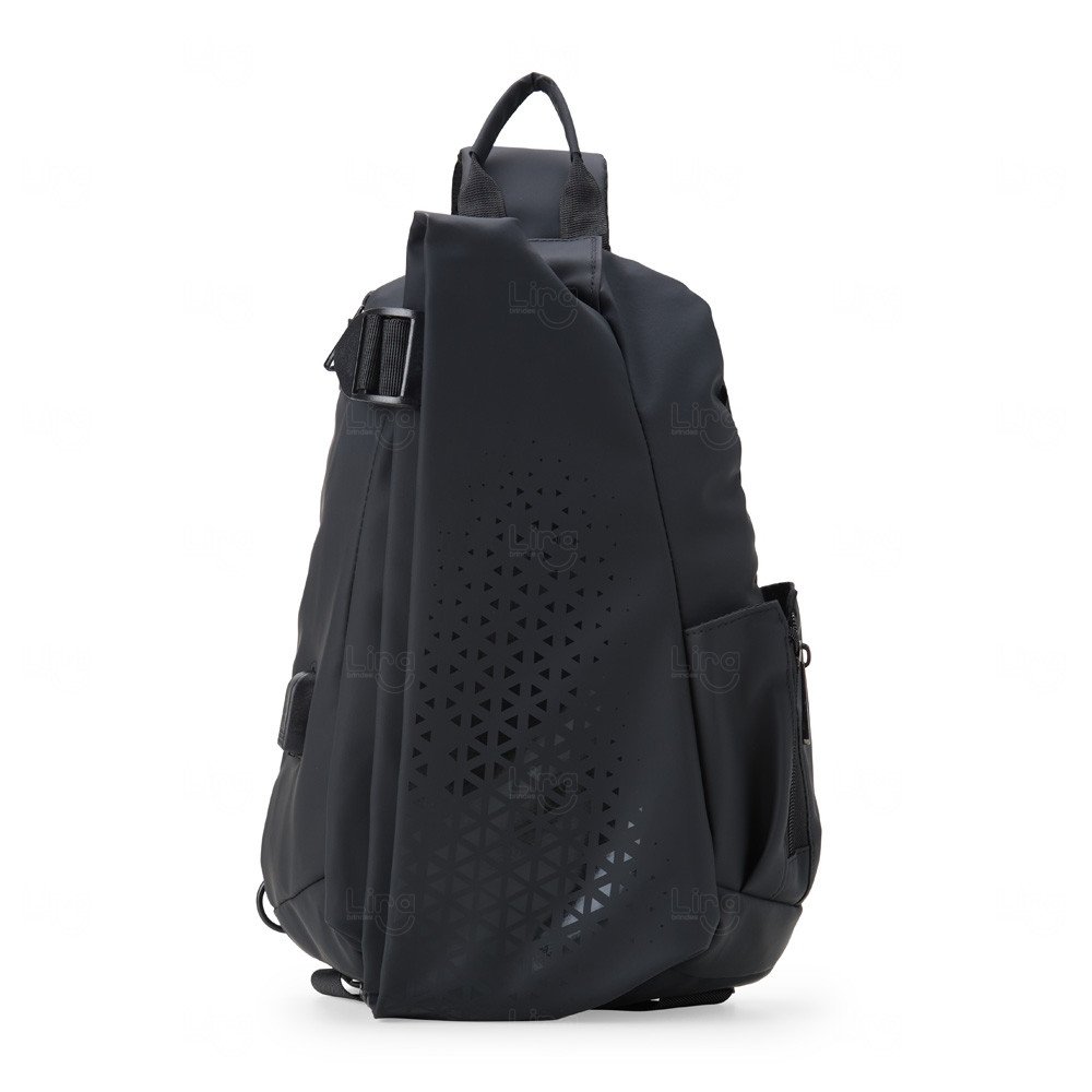 Mochila de Ombro Esportiva 16L Personalizada Preto