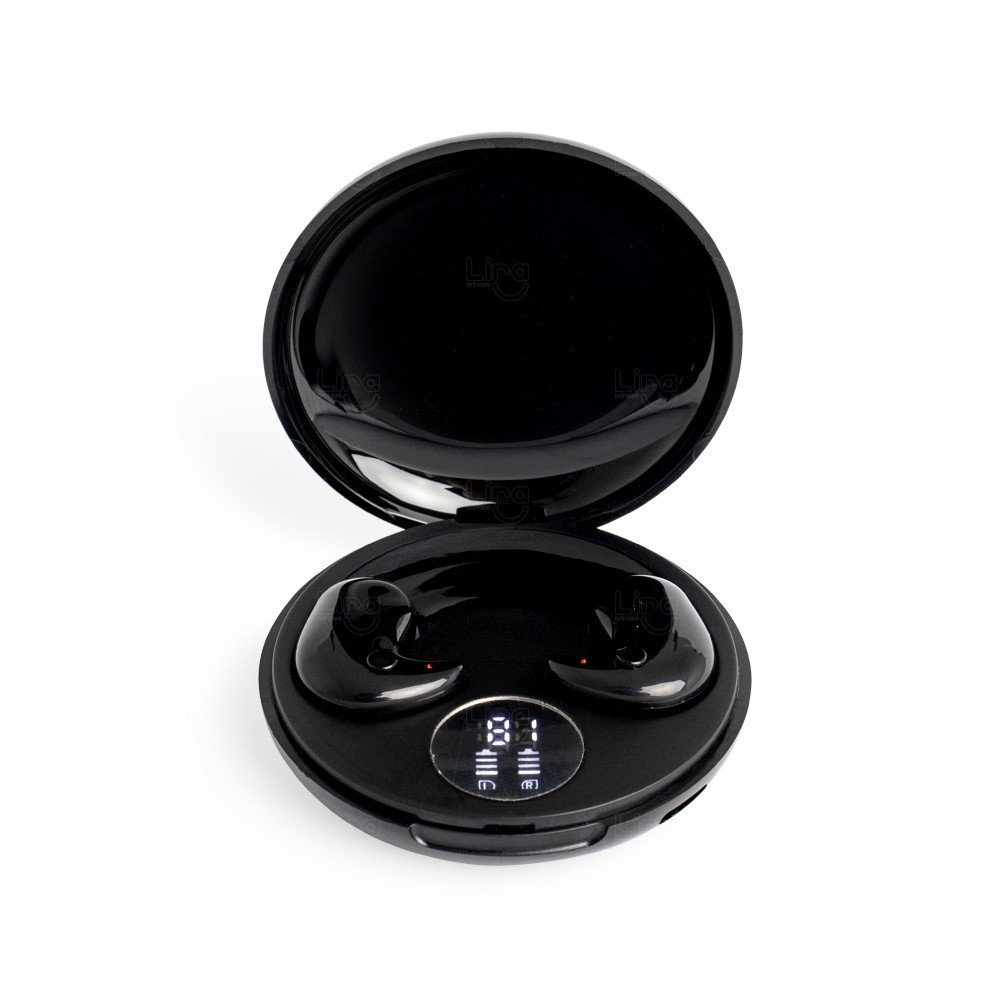 Fone de Ouvido Bluetooth com Case e Display de Bateria 
