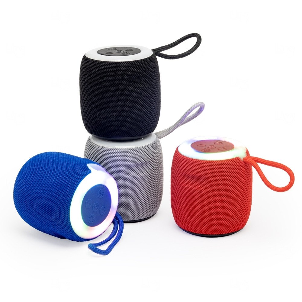 Caixa de Som Bluetooth com Luzes RGB Personalizada 