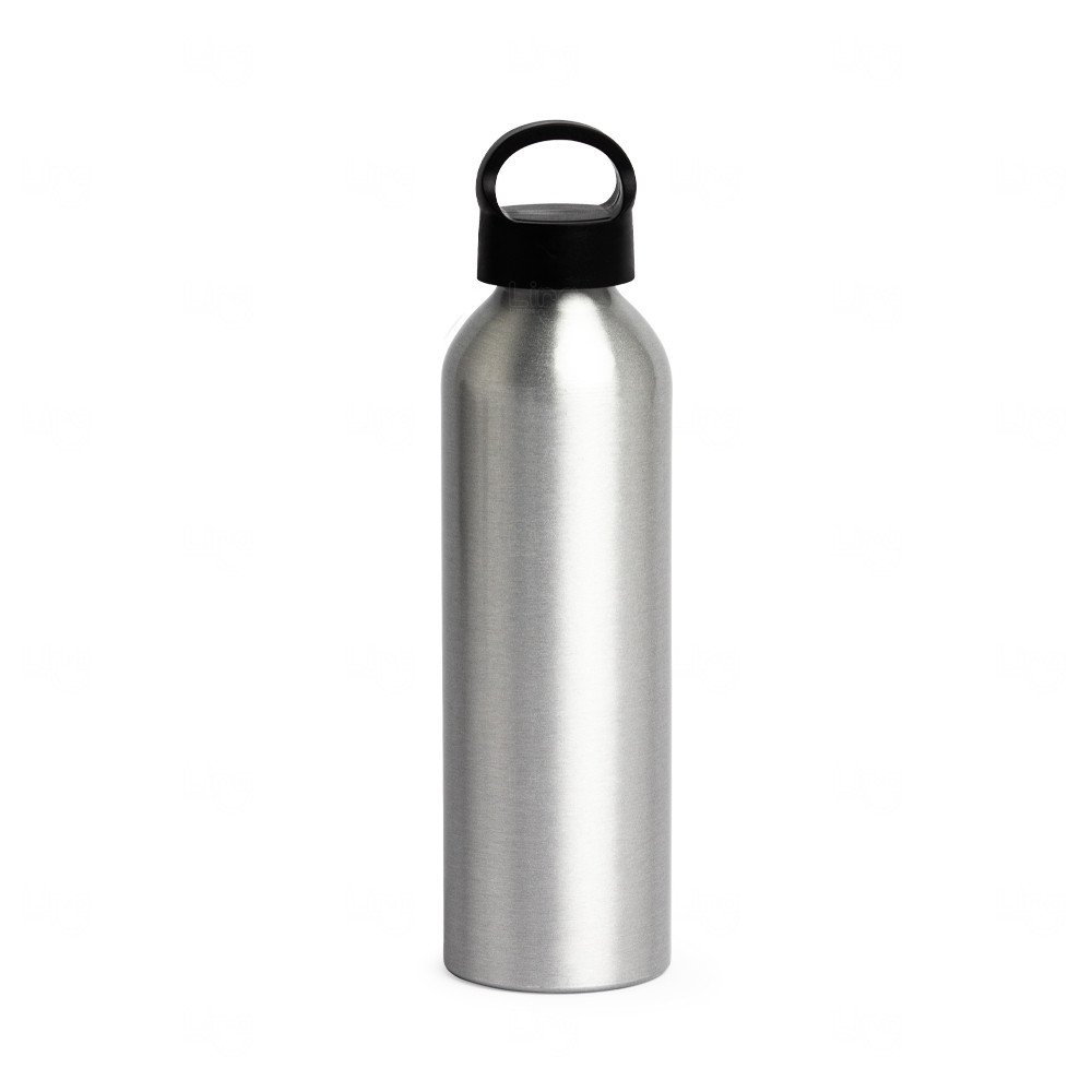 Garrafa de Alumínio 630ml Personalizada Prata