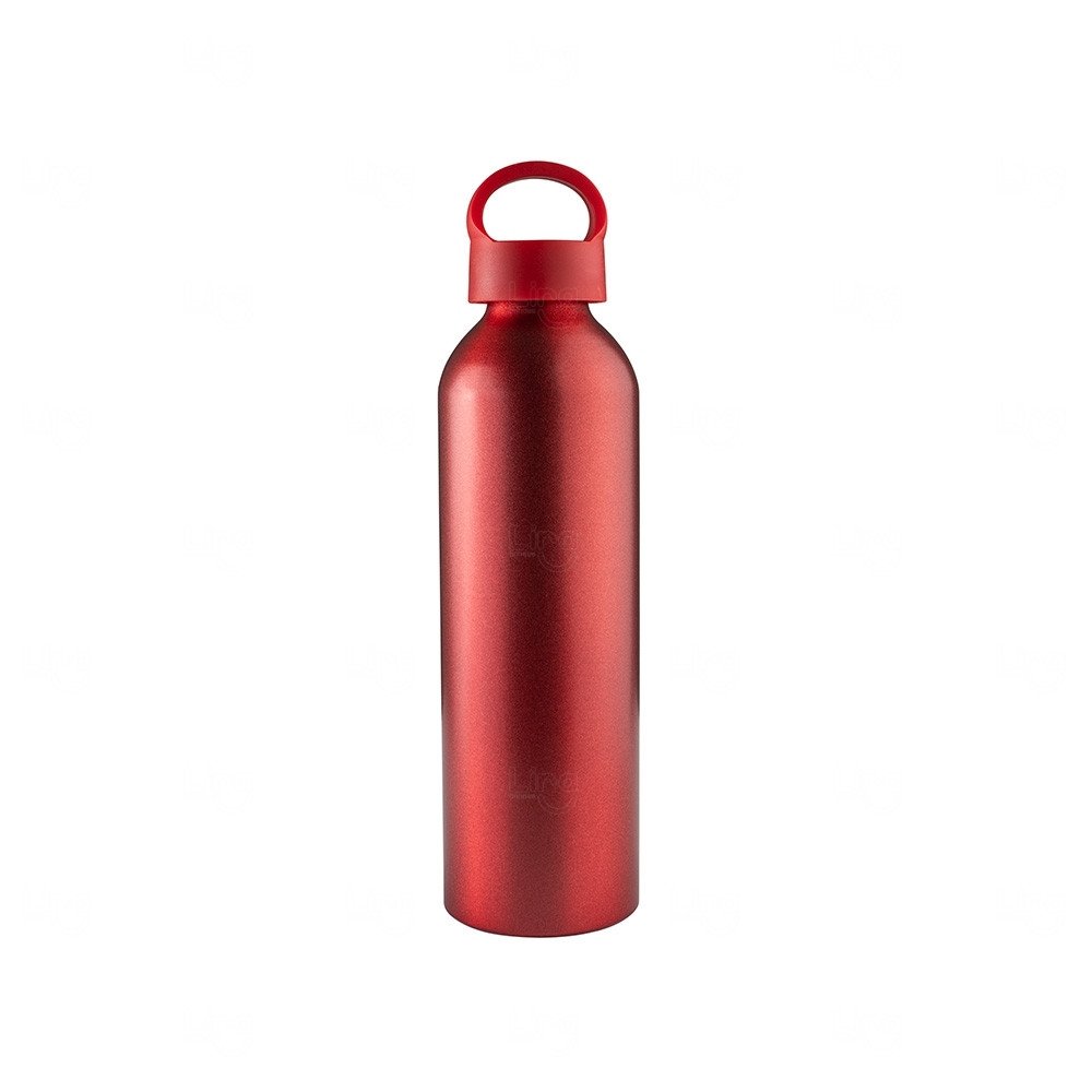 Garrafa de Alumínio 630ml Personalizada Vermelho