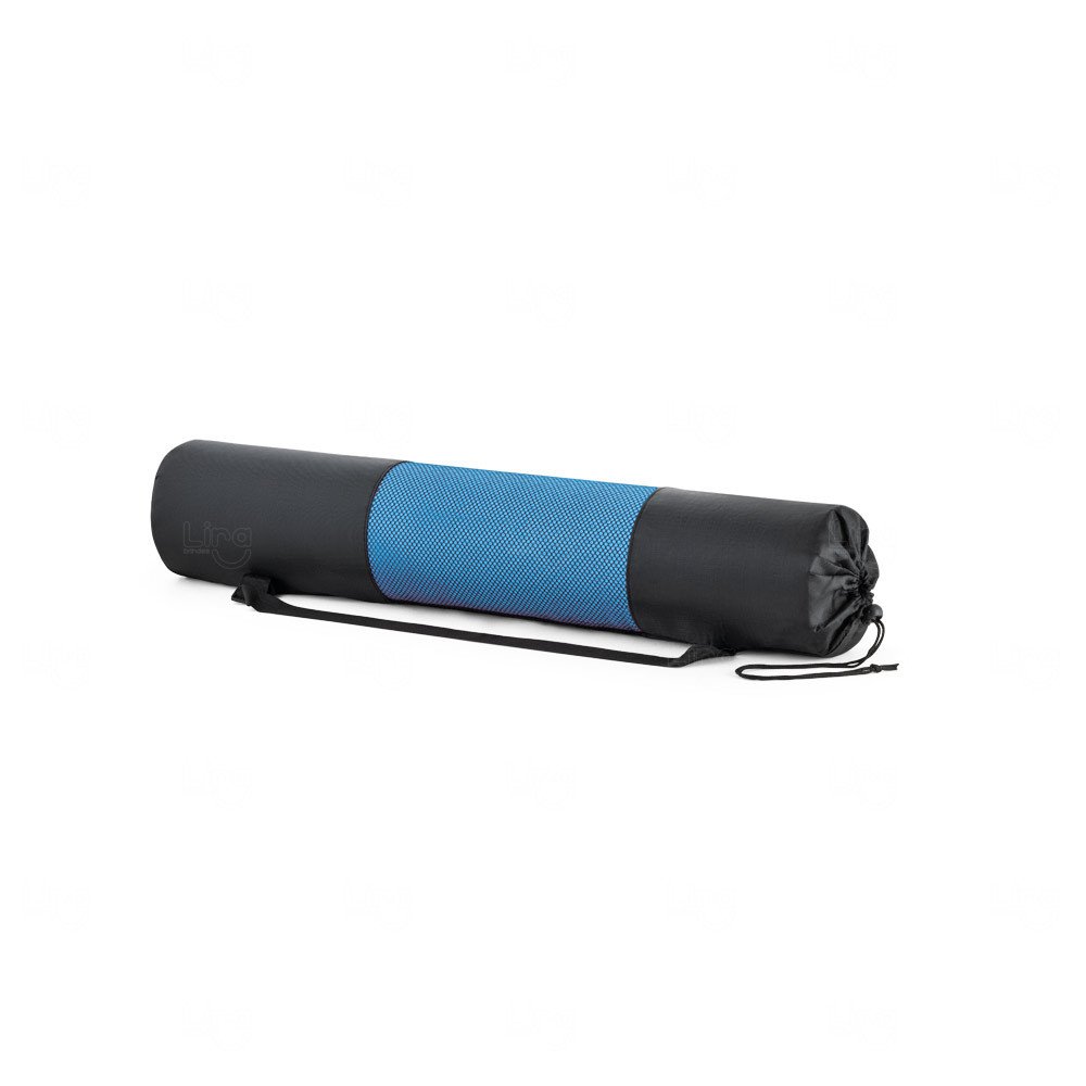 Tapete para Yoga e Pilates em EVA Personalizado Azul