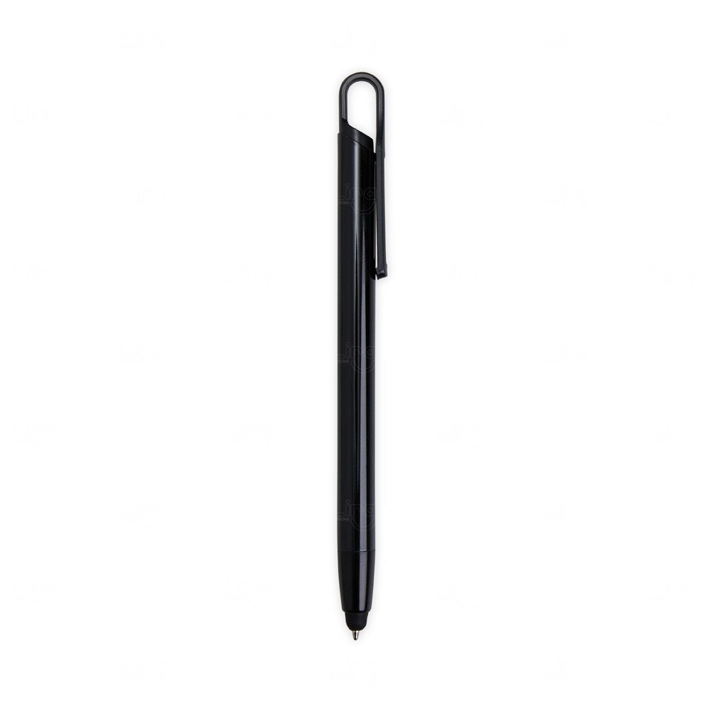 Caneta Touch em Metal Personalizada Preto