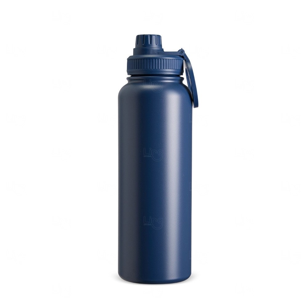 Garrafa Térmica Inox c/ Suporte para Celular Personalizada - 1,2L 