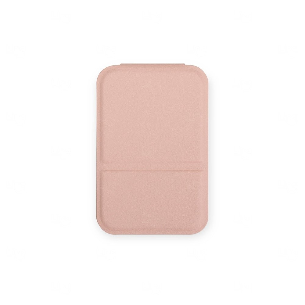 Espelho de Bolso em Couro Sintético Personalizado - 7 x 10,5 cm 