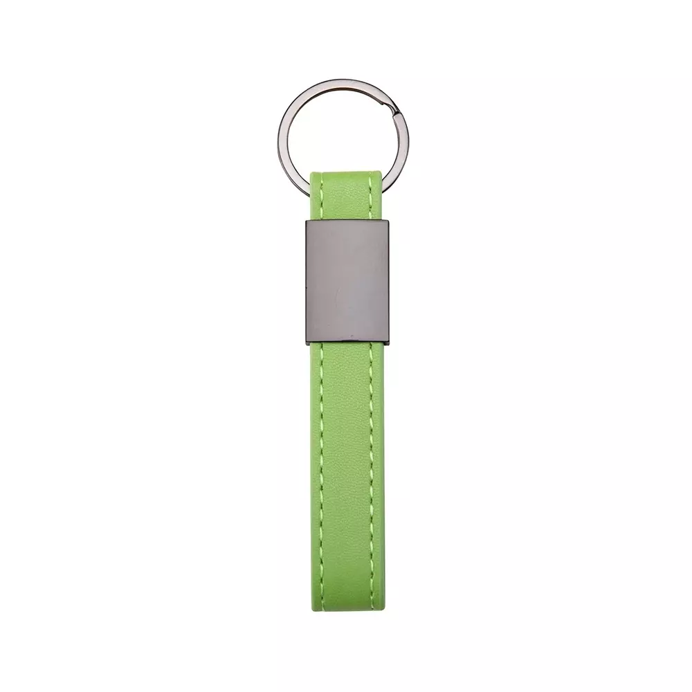 Chaveiro de Couro Sintético e Metal Personalizado 